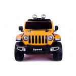 Elektrické autíčko - Jeep FT-938 - nelakované - žlté 